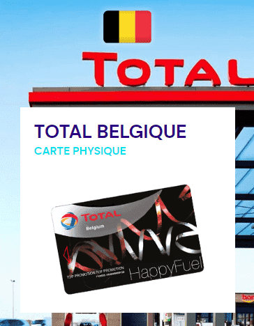 Carte cadeaux Total Belgique - Emrys